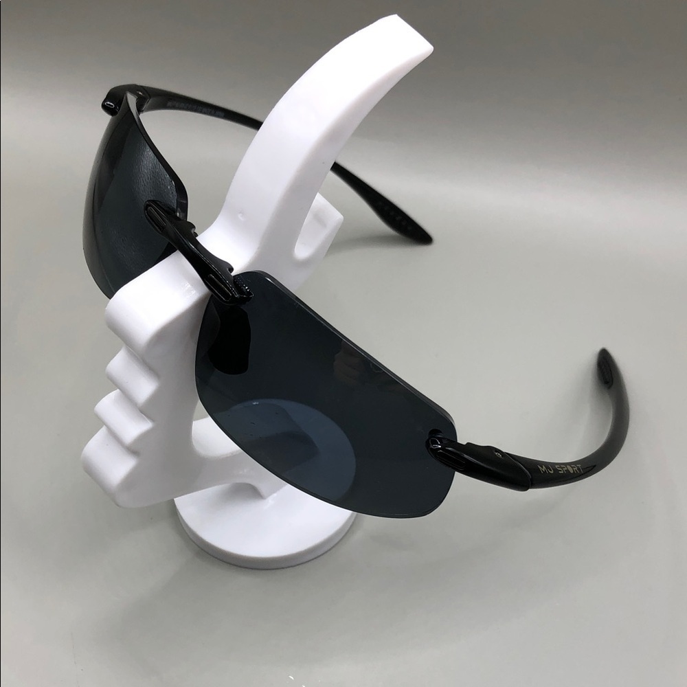 Maui Jim RX Sunglasses FRAME Black Wrap Kanaha MJ 409-02 Japan 61-15-130